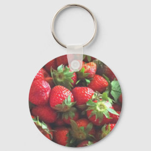 Porte-clés Porte - clé de fraises