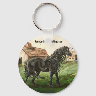 Porte-clés Porte - clé de frison de ferme