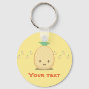 Porte-clés Porte - clé de fruits à l'ananas mou