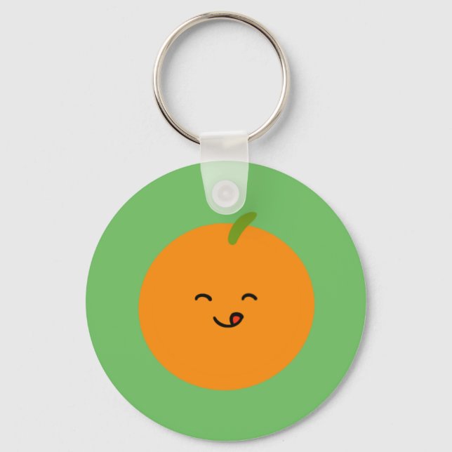 Porte-clés Porte - clé de fruits orange (Recto)