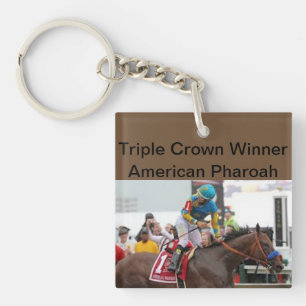 Porte-clés Porte - clé de gagnant de Triple Crown de Pharoah