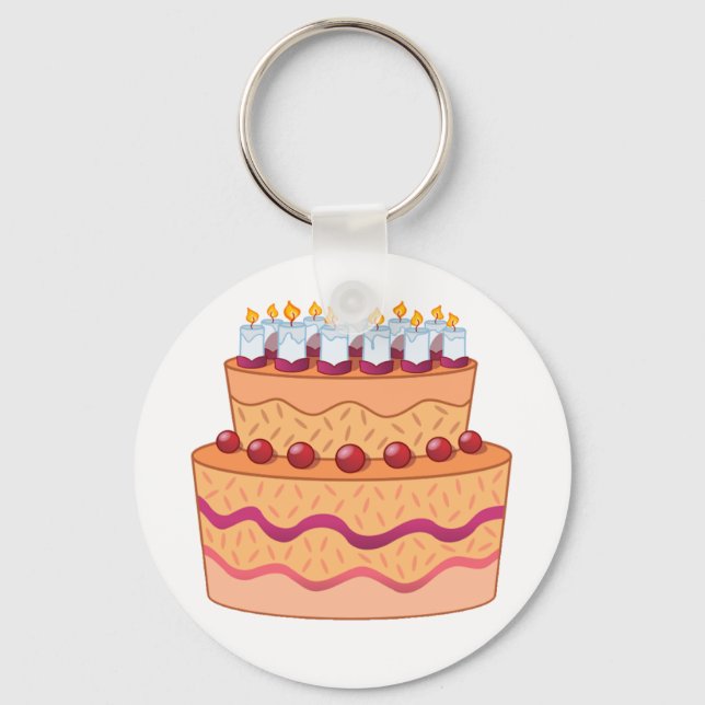 Porte-clés Porte - clé de gâteaux (Recto)