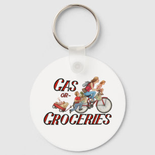 Porte-clés Porte - clé de gaz ou d'épicerie
