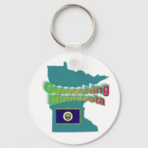 Porte-clés Porte - clé de Geocaching Minnesota