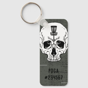 Porte-clés Porte - clé de golf de disque de numéro PDGA perso