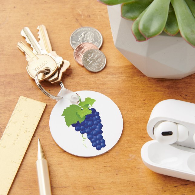 Porte-clés Porte - clé de grappes de raisins (Créateur téléchargé)