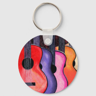 Porte-clés Porte - clé de guitare