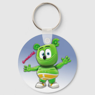 Porte-clés Porte - clé de Gummibär sur le bleu