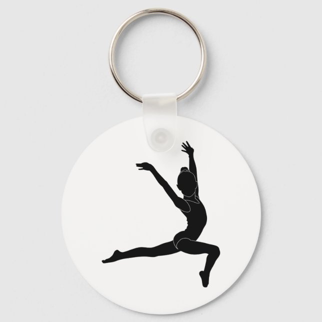 Porte-clés Porte - clé de gymnastique rythmique (Recto)