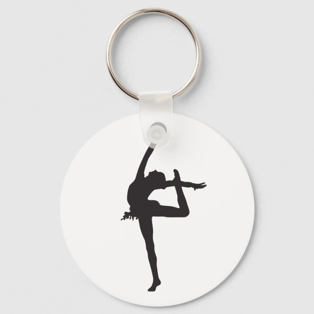 Porte-clés Porte - clé de gymnastique rythmique (Recto)