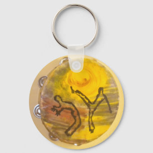 Porte-clés porte - clé de hache de passion de musique de