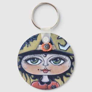 Porte-clés Porte - clé de Halloween de sorcière de Luna