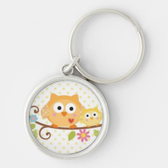 PORTE-CLÉS PORTE - CLÉ DE HIBOU D'ARBRE DE HAPPI (Devant)