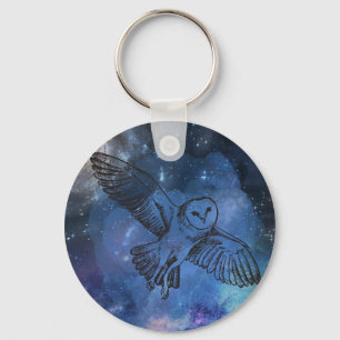 Porte-clés Porte - clé de hibou volant de minuit