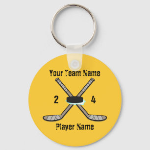 Porte-clés Porte - clé de hockey personnalisable