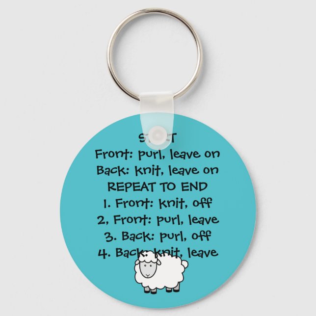 Porte-clés Porte - clé de Knitter (Recto)