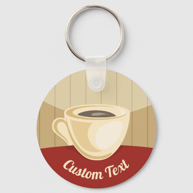 Porte-clés Porte - clé de la coupe du café (Recto)