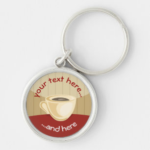 Porte-clés Porte - clé de la coupe du café