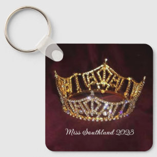 Porte-clés Porte - clé de la couronne du concours personnalis