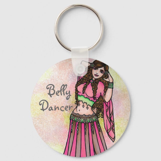 Porte-clés Porte - clé de la danseuse du ventre Taurus (Recto)