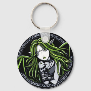 Porte-clés porte - clé de la fée liée "Bat vert"