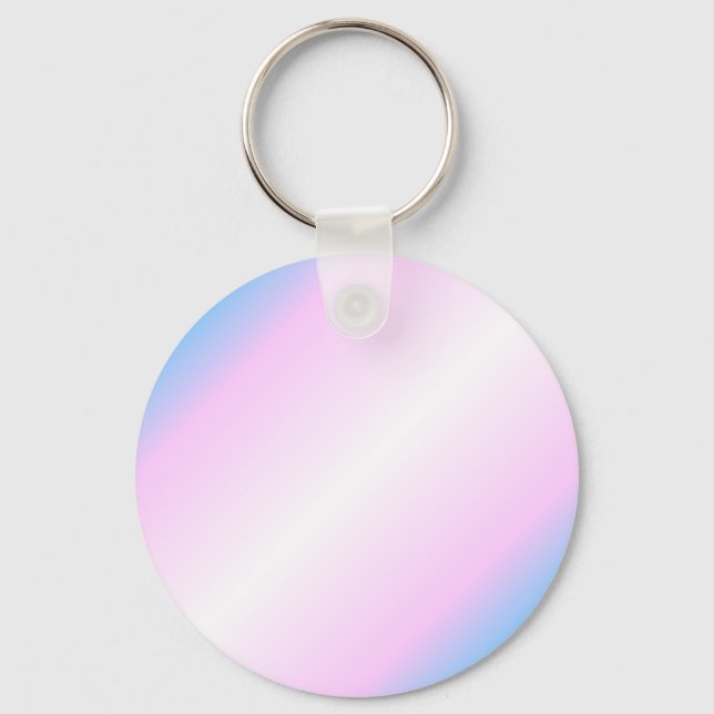 Porte-clés Porte - clé de la fierté transgenre - dégradé (Recto)