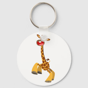 Porte-clés Porte - clé de la Giraffe Danseuse Cartoon