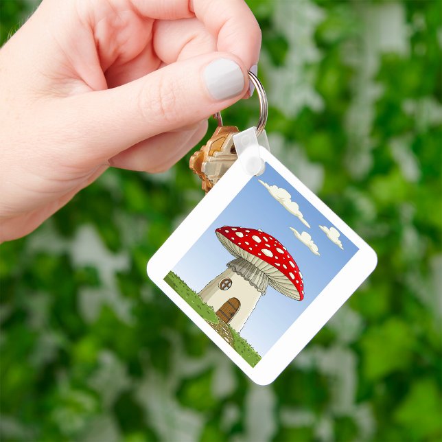 Porte-clés Porte - clé de la maison de champignons (Créateur téléchargé)