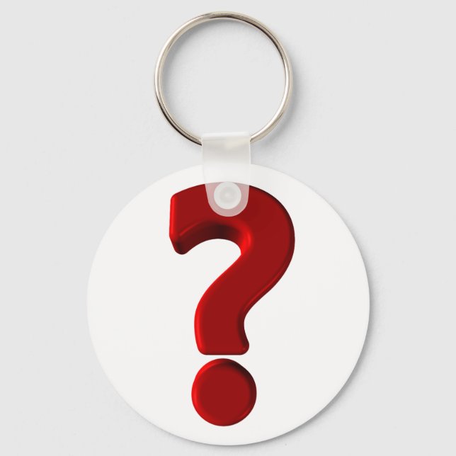 Porte-clés Porte - clé de la marque de question (Recto)