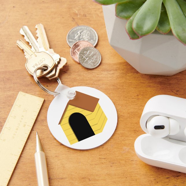 Porte-clés Porte - clé de la niche jaune (Créateur téléchargé)