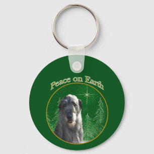 Porte-clés Porte - clé de la paix irlandais Wolfhound