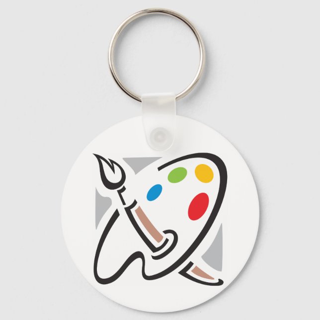 Porte-clés Porte - clé de la palette Peintres (Recto)