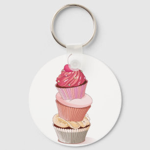 Porte-clés Porte - clé de la pile Cupcake