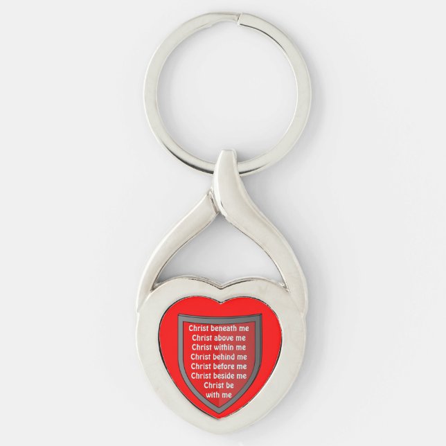 Porte-clés Porte - clé de la prière de Saint Patrick (Devant)