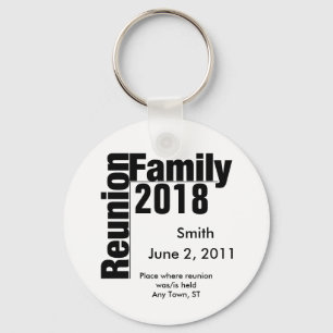 Porte-clés Porte - clé de la Réunion familiale 2018