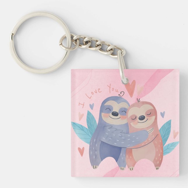 Porte-clés Porte - clé de la Saint Valentin (Devant)