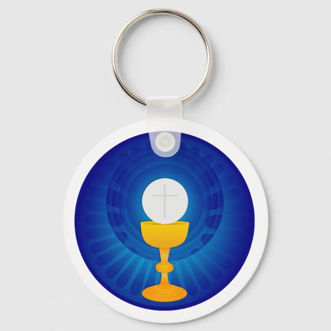 Porte-clés Porte - clé de la Sainte Eucharistie (Recto)