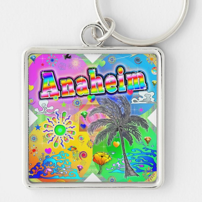 Porte-clés Porte - clé de la saison Anaheim Quadro (Devant)