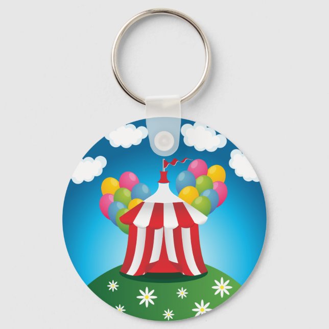 Porte-clés Porte - clé de la tente Red Circus (Recto)