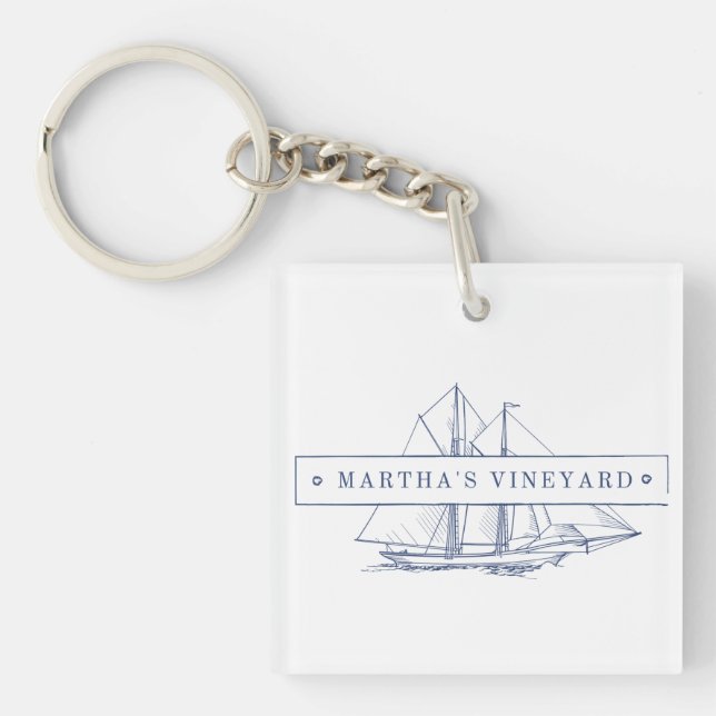 Porte-clés Porte - clé de la vigne de Martha (Devant)