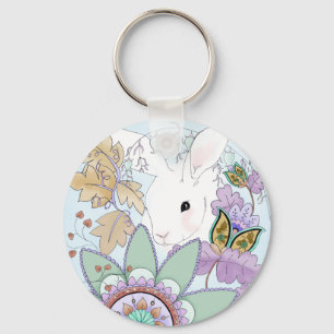 Porte-clés Porte - clé de lapin d'automne