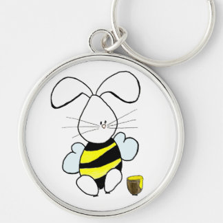 Porte-clés Porte - clé de lapin de miel