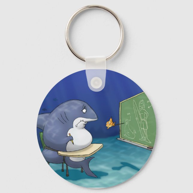 Porte-clés Porte - clé de l'école de requin (Recto)