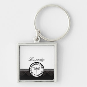 Porte-clés Porte - clé de l'Emblème de libellules d'ébène