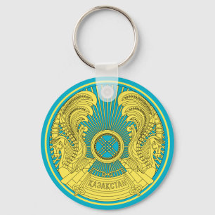 Porte-clés porte - clé de l'emblème du kazakhstan
