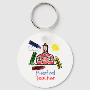Porte-clés Porte - clé de l'enseignement préscolaire - École
