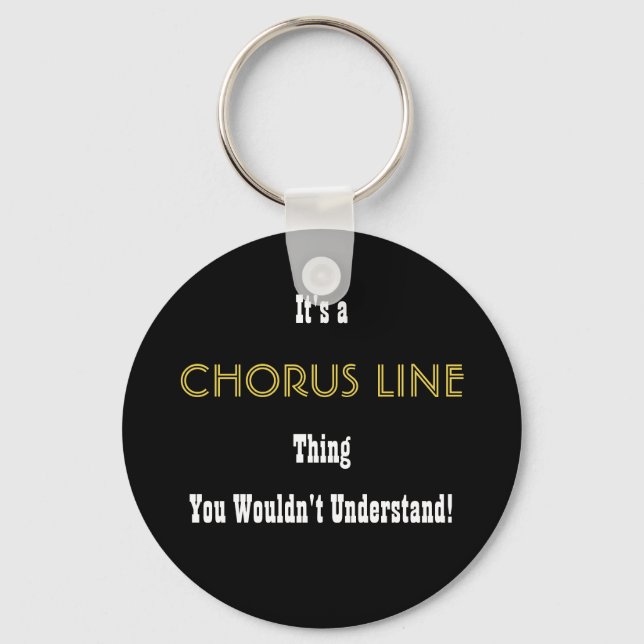 Porte-clés Porte - clé de ligne Chorus (Recto)