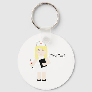 Porte-clés Porte - clé de l'infirmière de Cute Blond