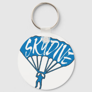 Porte-clés Porte - clé de logo bleu fanatique Skydive