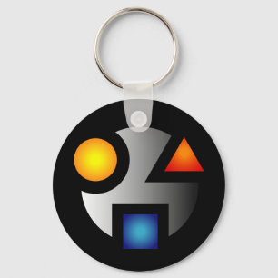 Porte-clés PORTE - CLÉ de logo crypté MI